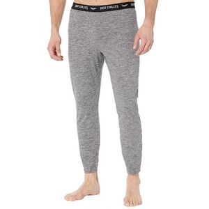 Hot Chillys Men's Clima-Tek Base Layer Bottoms  XL  Gray Heather